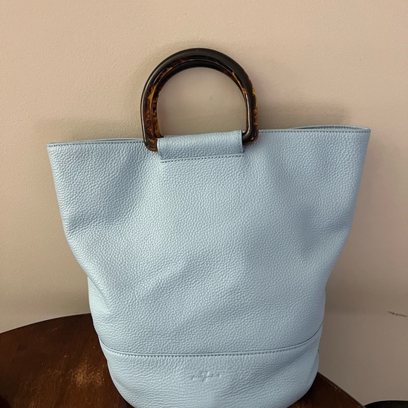 7 For All Mankind  Light Blue Handbag - Picture 1 of 2